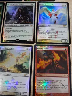 Magic the Gathering Promo Lot Of 18 LP/ NP Elvish Visionary, Avacyn's Pilgrim - Image 4