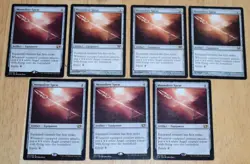 MTG 7x Rare Artifact Equipment MOONSILVER SPEAR - Image 1