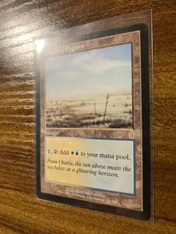 MTG✨SKYCLOUD EXPANSE✨ Odyssey NM RARE Allied DOUBLE MANA Land 2001 Alexander Art - Image 4