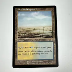 MTG Skycloud Expanse Odyssey Rare Land Regular 327/350 Magic The Gathering VLP - Image 1