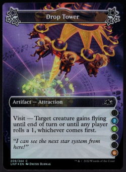 Drop Tower (2-3-6) 209/244 Common Foil Unfinity Magic The Gathering NM - Image 1