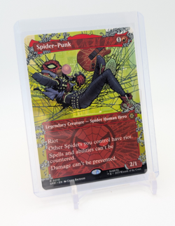 MTG - Spider-Punk - Borderless Rare Regular #210 - Spider-Man NM - Image 1