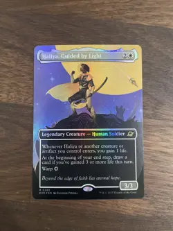 Haliya, Guided by Light (Borderless) Edge of Eternities Foil - Image 1