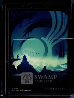 Swamp 289 Foil - LCI - NM - MTG Magic The Gathering - Image 1