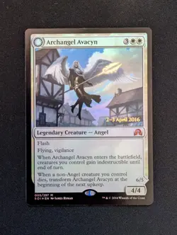 MtG Archangel Avacyn Foil Prerelease Promo 005 NM Magic the Gathering - Image 1