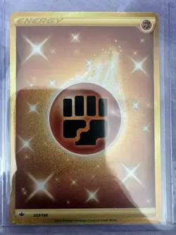 Pokemon TCG Fighting Energy Sword & Shield - Chilling Reign 233/198 Holo Secret - Image 1