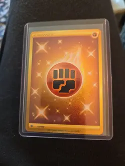 Gold Fighting Energy Secret Rare 233/198 - Chilling Reign - Pokemon TCG - Image 1