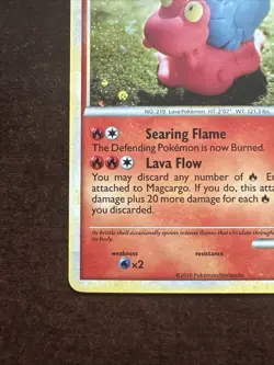 Magcargo 6/90 Holo Rare VLP Pokemon TCG HGSS Undaunted - Image 5