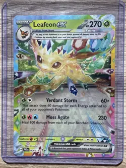 Leafeon ex - 006/131 Double Rare SV: Prismatic Evolutions Pokemon TCG NM - Image 1