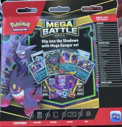 IN HAND! Pokemon TCG Mega Battle Deck (Mega Gengar ex) Factory Sealed Brand New - Image 2