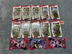Pokemon Destined Rivals Lot Of 13 Checklane Blister Sleeved Booster Pack TCG - Image 1