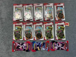 Pokemon Destined Rivals Lot Of 13 Checklane Blister Sleeved Booster Pack TCG - Image 3