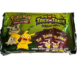 Pokemon TCG 2023 Trick or Trade Halloween Factory Sealed BOOster Bundle 50 Packs - Image 1