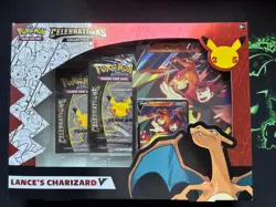 Pokemon TCG Celebrations Collection Lance's Charizard V Box - Image 1