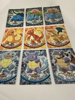 Charizard Blastoise Venusaur Topps pokemon holo ita - Image 1