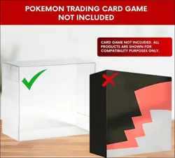 Pokemon ETB Elite Trainer Box Plastic Protector Case Long Term Storage Thick 5PC - Image 4