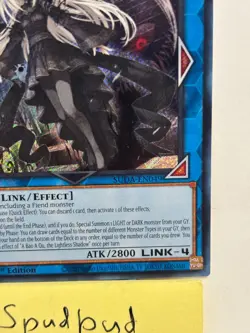 A Bao A Qu, the Lightless Shadow Secret Rare SUDA-EN049 NM 1st Edition Yu-Gi-Oh! - Image 4