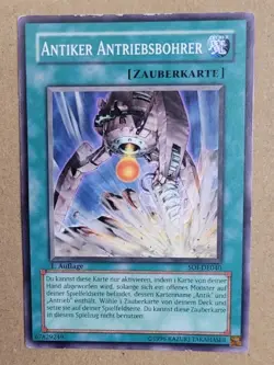 Yu-Gi-Oh Antiker Antriebsbohrer SOI-DE040 1. Aufl. aus Shadow of Infinity - Image 1