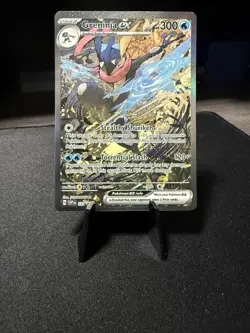 Pokemon TCG Greninja EX 132 Scarlet & Violet Promo Holo Card NM/M Condition ⭐ - Image 1