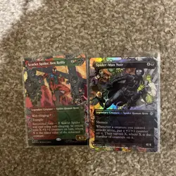 Magic: The Gathering Spider-Man Holo Uncommon/Rare Bundle ALL FOIL. 9 Cards - Image 2