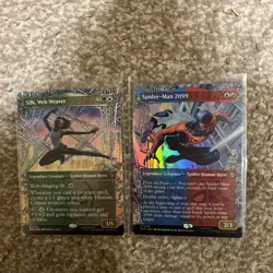 Magic: The Gathering Spider-Man Holo Uncommon/Rare Bundle ALL FOIL. 9 Cards - Image 4