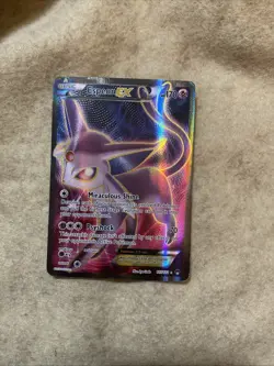 Espeon EX 117/122 Ultra Rare Full Art Pokemon Card Breakpoint - Image 1