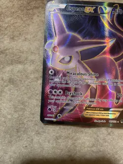 Espeon EX 117/122 Ultra Rare Full Art Pokemon Card Breakpoint - Image 3