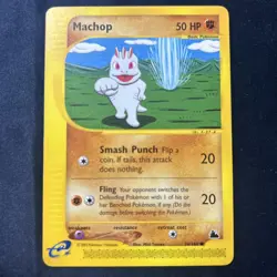 2003 Machop 74/144 Skyridge E-Reader Pokemon Regular Card LP - Image 1