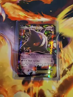 Pokemon Gengar EX TCG Phantom Forces Ultra Rare Holo Card 34/119 NM Condition - Image 1