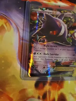 Pokemon Gengar EX TCG Phantom Forces Ultra Rare Holo Card 34/119 NM Condition - Image 2