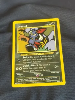 Sneasel 24/64 Neo Revelation Regular pokemon card Lp - Image 1
