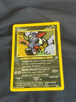 Sneasel 24/64 Neo Revelation Regular pokemon card Lp - Image 5