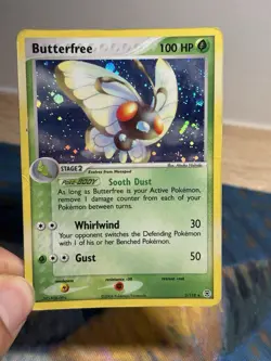 Butterfree 2/112 EX Firered & Leafgreen Reverse Holo Rare Pokemon Card HP - Image 3