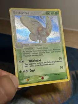 Butterfree 2/112 EX Firered & Leafgreen Reverse Holo Rare Pokemon Card HP - Image 4