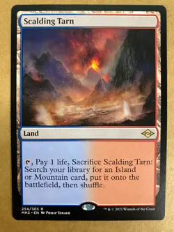 MTG 1x Scalding Tarn # 254 Modern Horizons 2 Magic the Gathering Card x1 NM - Image 1