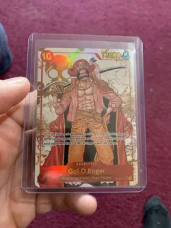 Gol.D.Roger ALT ART (OP09-118 SEC) One Piece Card Game English. BEAUTIFUL CARD!! - Image 1