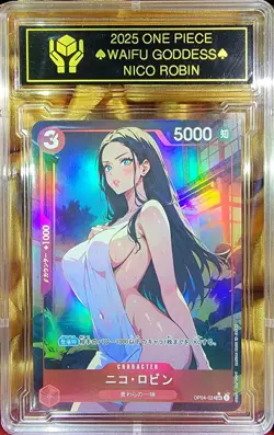 NICO ROBIN One Piece Anime Waifu Goddess CUSTOM CARD NM - Image 2