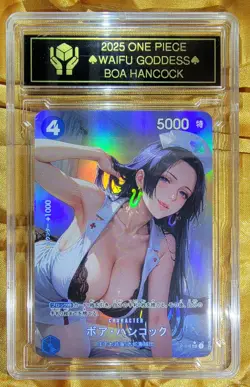 BOA HANCOCK One Piece Anime Waifu Goddess CUSTOM CARD - Image 1