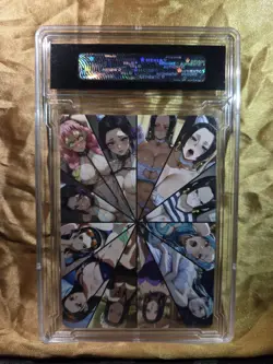 BOA HANCOCK One Piece Anime Waifu Goddess CUSTOM CARD Gold/Black label - Image 5