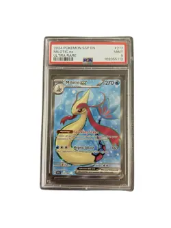 Pokemon TCG Milotic ex 217/191 2024 Surging Sparks Ultra Rare Card - PSA 9 MINT - Image 1