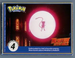 1999 Pokemon Poketrivia Mewtwo Strikes Back Burger King Promo #54 Psyduck Card - Image 2