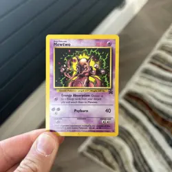 Mewtwo 14 Pokemon card Black Star Promo Movie Non holo 1999 - Image 1