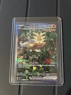 Pokemon TCG Gouging Fire EX 204/162SV05: Temporal Forces Holo Card NM Condition - Image 1