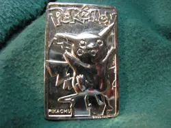 23 Karat Gold Plated POKEMON Card #25 PIKACHU W/ Certificate of Authenticity - Image 1