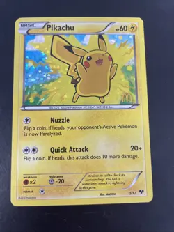 Pikachu 5/12 Holo Pokemon Trading Card McDonald’s Promo - Image 1