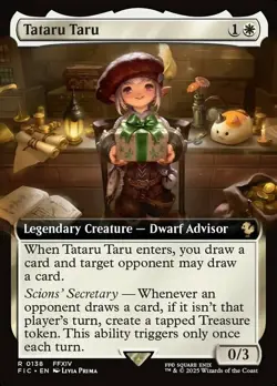 1 x Tataru Taru - Extended Art - Commander: Final Fantasy - NM-Mint - MTG - Image 1