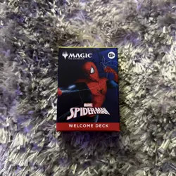 SDCC 2025 Magic The Gathering Spider-Man Welcome Deck Spiderman White - Image 1