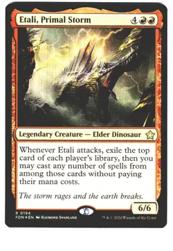 Etali, Primal Storm FOIL R Foundations 194 NM MTG Magic - Image 1
