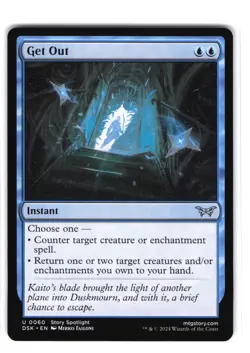 4x Get Out U Duskmourn: House of Horror 60 NM MTG Magic - Image 1