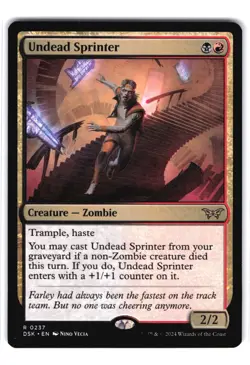 4x Undead Sprinter R Duskmourn: House of Horror 237 NM MTG Magic - Image 1